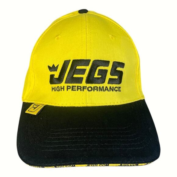 Jegs Other - Jegs Men’s High Performance Yellow/Black Adjustable Ball Cap